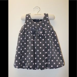 WENDY BELLISSIMO GREY AND PINK BABY BALLOON DRESS